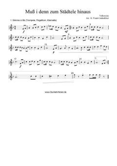 Muss i denn zum Städtele hinaus (Download) (Download) 