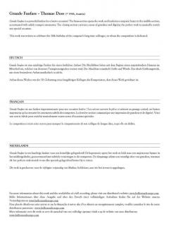 Grande Fanfare von Thomas Doss 