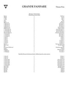 Grande Fanfare von Thomas Doss 