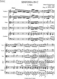Sinfonia in C von Johann Friedrich Fasch 