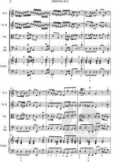 Sinfonia in C von Johann Friedrich Fasch 