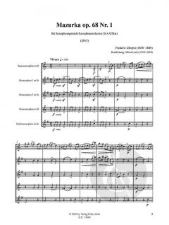 Mazurka op. 68 No. 1 & No. 3 op. 68/1 op. 68/3 Vol. 34 von Frédéric Chopin 