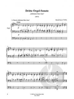 Dritte Orgel-Sonate von Bernd Genz im Alle Noten Shop kaufen