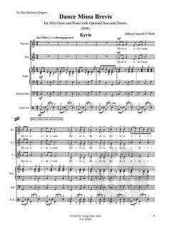 Dance Missa Brevis von Adrian Connell 