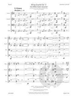 String Quartet No. 3 von Jonathan Leshnoff 