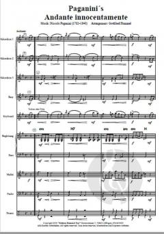 Andante innocentamente von Niccolò Paganini 