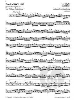 Partita BWV 1013 von Johann Sebastian Bach 