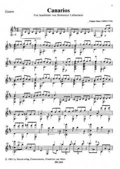 Canarios von Gaspar Sanz 