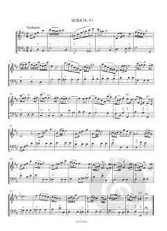 6 Sonaten Band 2 von Johann Adolf Hasse 