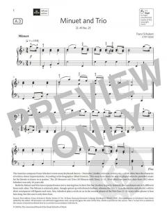 Minuet and Trio von Franz Schubert (Download) 