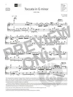 Toccata in G minor von Georg Friedrich Händel (Download) 