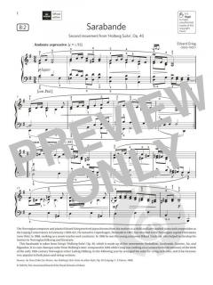 Sarabande von Edvard Grieg (Download) 