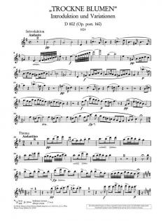 Trockne Blumen Op. posth. 160 D 802 von Franz Schubert 