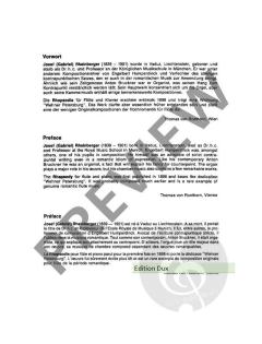 Rhapsodie H-Dur von Joseph Gabriel Rheinberger 