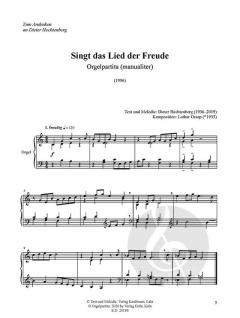 Singt das Lied der Freude über Gott von Lothar Graap 