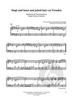 Singt und tanzt und jubelt laut vor Freuden von Lothar Graap 