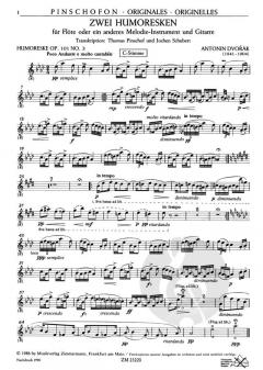 Zwei Humoresken op. 101/3+7 von Antonín Dvorák 
