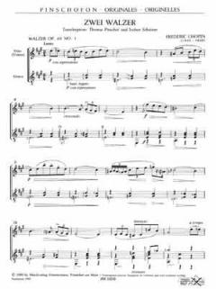 Valse op. 69/1 und 2 von Frédéric Chopin 