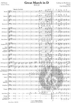Great March in D WoO 24 von Ludwig van Beethoven 