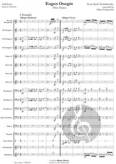 3 Dances from Eugen Onegin von Peter Iljitsch Tschaikowsky 