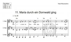 Weihnachtslieder für Klarinetten-Ensemble im Alle Noten Shop kaufen