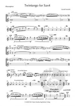 Twintango for Sax4 von Gerald Preinfalk 