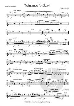 Twintango for Sax4 von Gerald Preinfalk 