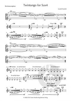 Twintango for Sax4 von Gerald Preinfalk 