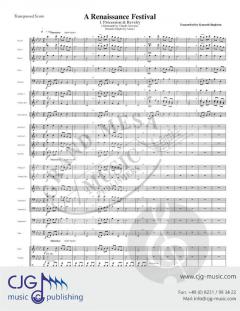 A Renaissance Festival von Claude Gervaise 