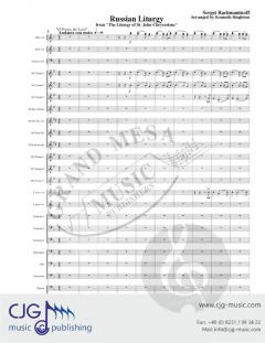 Russian Liturgy von Sergei Rachmaninow 