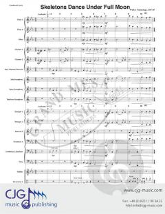 Skeletons Dance Under Full Moon von Walter Cummings 