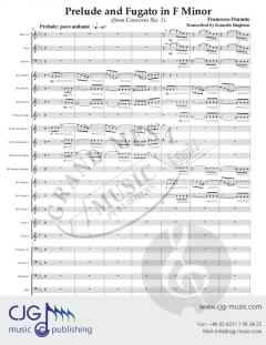 Prelude and Fugato in F Minor von Francesco Durante 