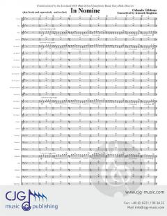 In Nomine von Orlando Gibbons 