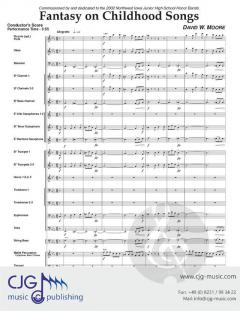 Fantasy on Childhood Songs von David W. Moore 