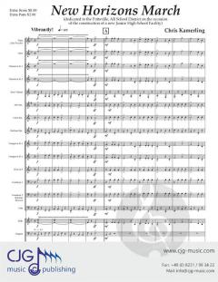 New Horizons March von Chris Kamerling 