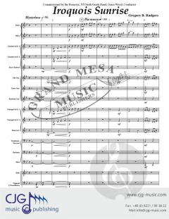 Iroquois Sunrise von Gregory B. Rudgers 