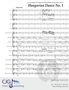 3 Hungarian Dances von Johannes Brahms 