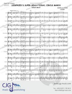 Siegfried's Super Sensational Circus March von David A. Myers 