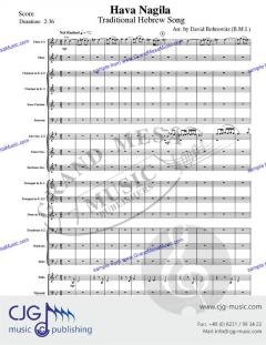 Hava Nagila von David Bobrowitz 