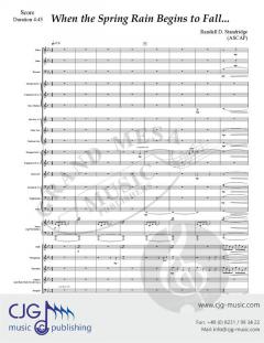 When the Spring Rain Begins to Fall von Randall D. Standridge 