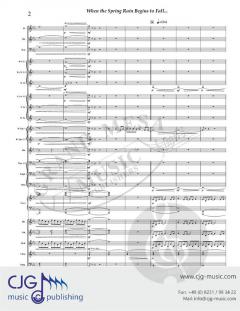 When the Spring Rain Begins to Fall von Randall D. Standridge 