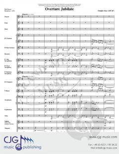 Overture Jubilate von Douglas Akey 