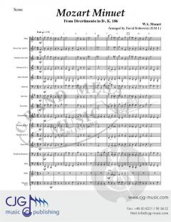 Mozart Minuet von Wolfgang Amadeus Mozart 