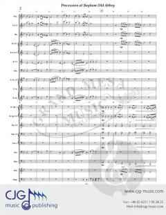 Procession at Bayham Old Abbey von David Bobrowitz 