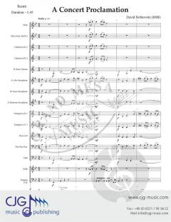 A Concert Proclamation von David Bobrowitz 
