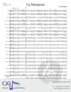 La Mariposa for Band von Lorrie Baum 