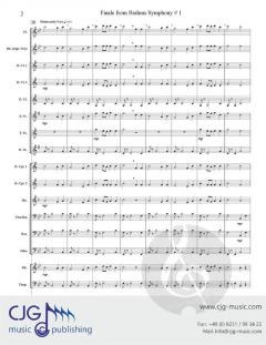 Finale from Brahms Symphony #1 von Johannes Brahms 