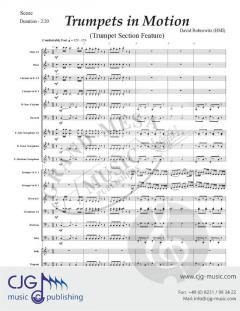 Trumpets in Motion von David Bobrowitz 