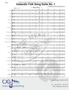 Icelandic Folk Song Suite No. 1 von Kenley Kristofferson 