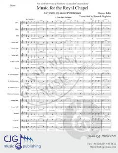 Music for the Royal Chapel von Thomas Tallis 